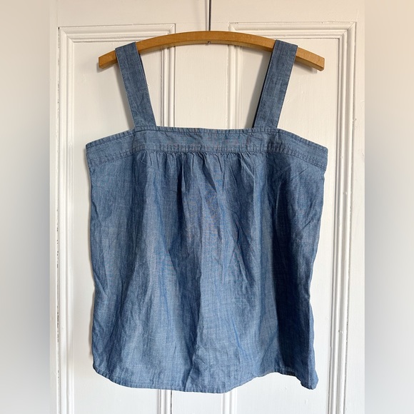 NWT Chambray Apron Tank Top. Size Small. - Picture 4 of 6